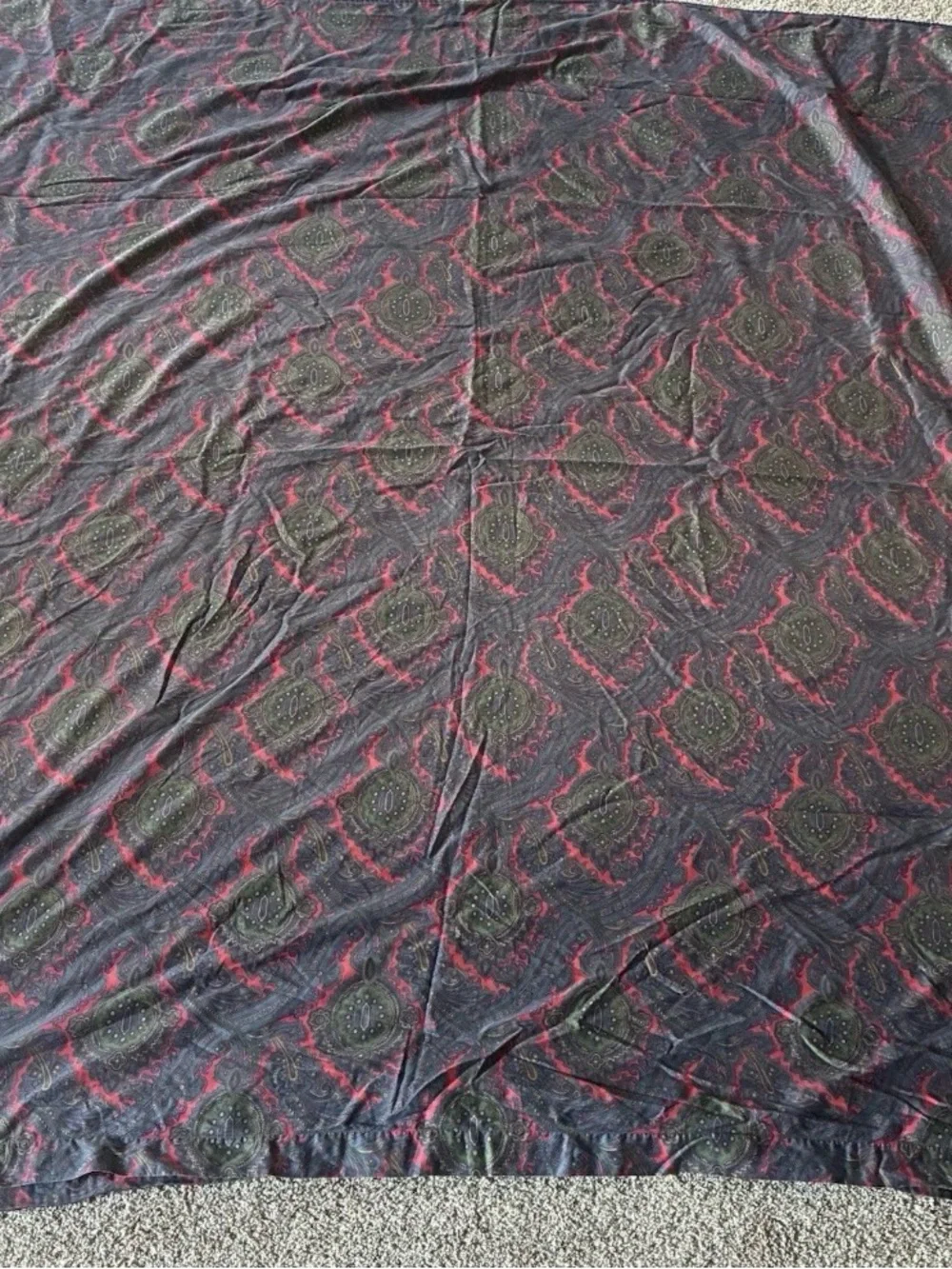Vintage Ralph Lauren Paisley King Duvet Made in France Rare